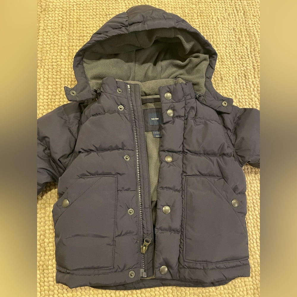 Gap toddler coat. Navy blue. Great condition
